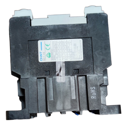 Chint Magnetic Contactor 110A 220V 1 NC-1NO black electrical component with certification label