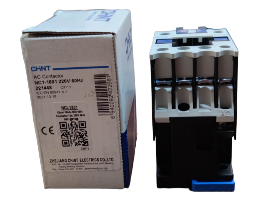 Chint magnetic contactor 25A 220V with box for reliable electrical control and automation