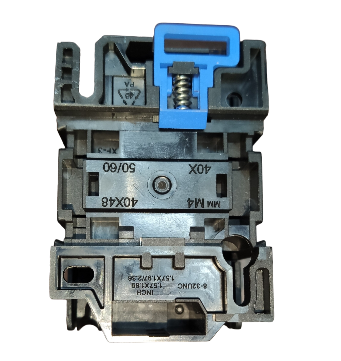 Chint Magnetic Contactor 50A 220V 1NO electrical component with blue spring handle