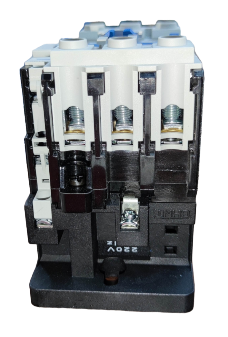 Chint Magnetic Contactor 80A 220V electrical switch with black and white components