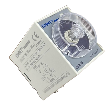 Chint Relay Timer 0-2 Mins 220V with a clear dial for easy time setting