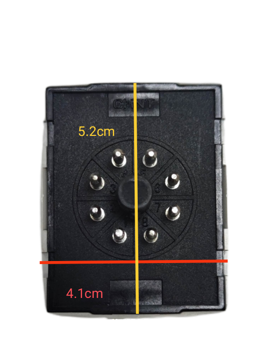Chint Relay Timer 0-2 Mins 220V with 8 Pin Design and Compact Dimensions for Reliable Timing Solutions