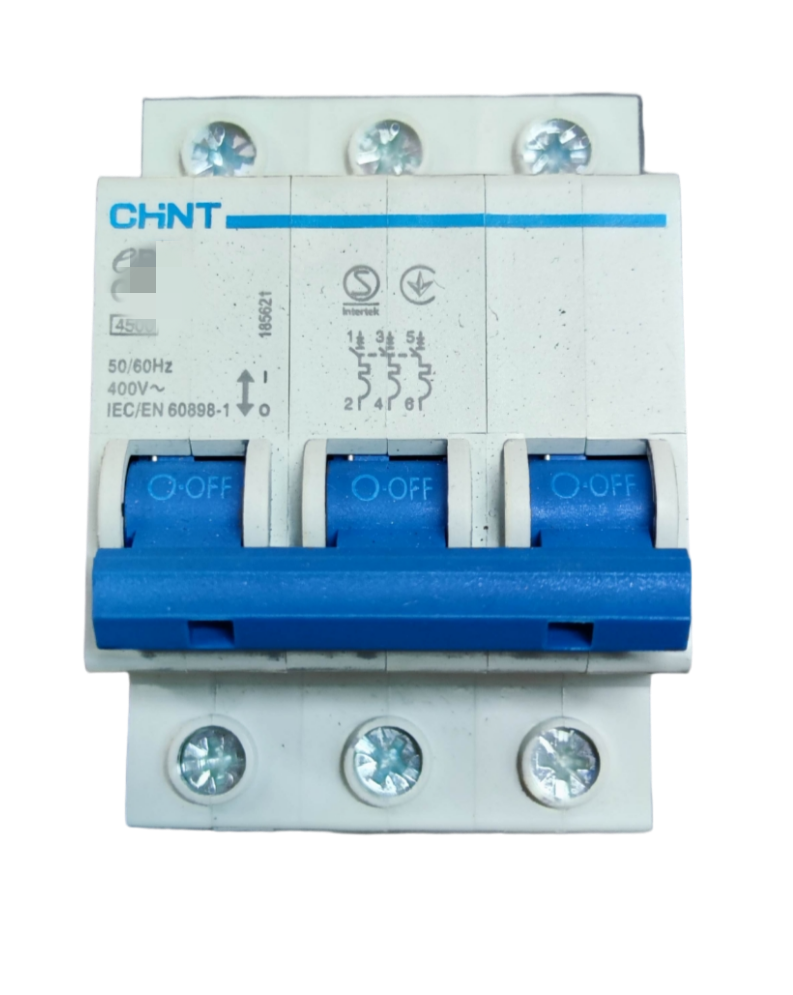 Chint 16A 3Pole Miniature Circuit DIN Rail Type Switch for Electrical Circuit Protection