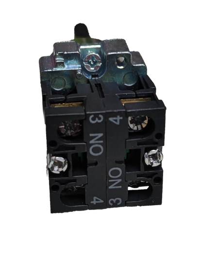 Chint Selector Switch 3 Position 2NC black electrical switch with metal mounting bracket