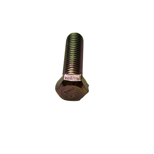 10mm x 35mm chrome gold bolt featuring a hexagonal head for easy installation