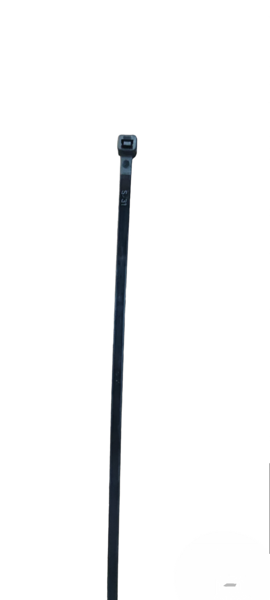 Grippes 15 Inches Cable Tie 5mm x 380mm black heavy-duty plastic fastener for securing items