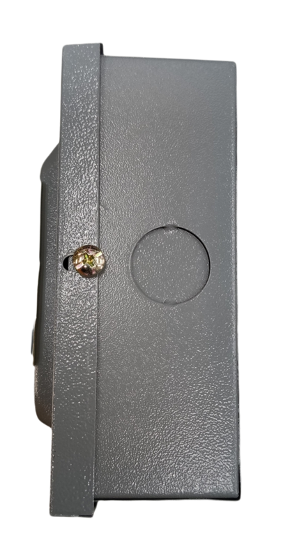 GE 2 pole single phase circuit breaker in gray for reliable electrical protection