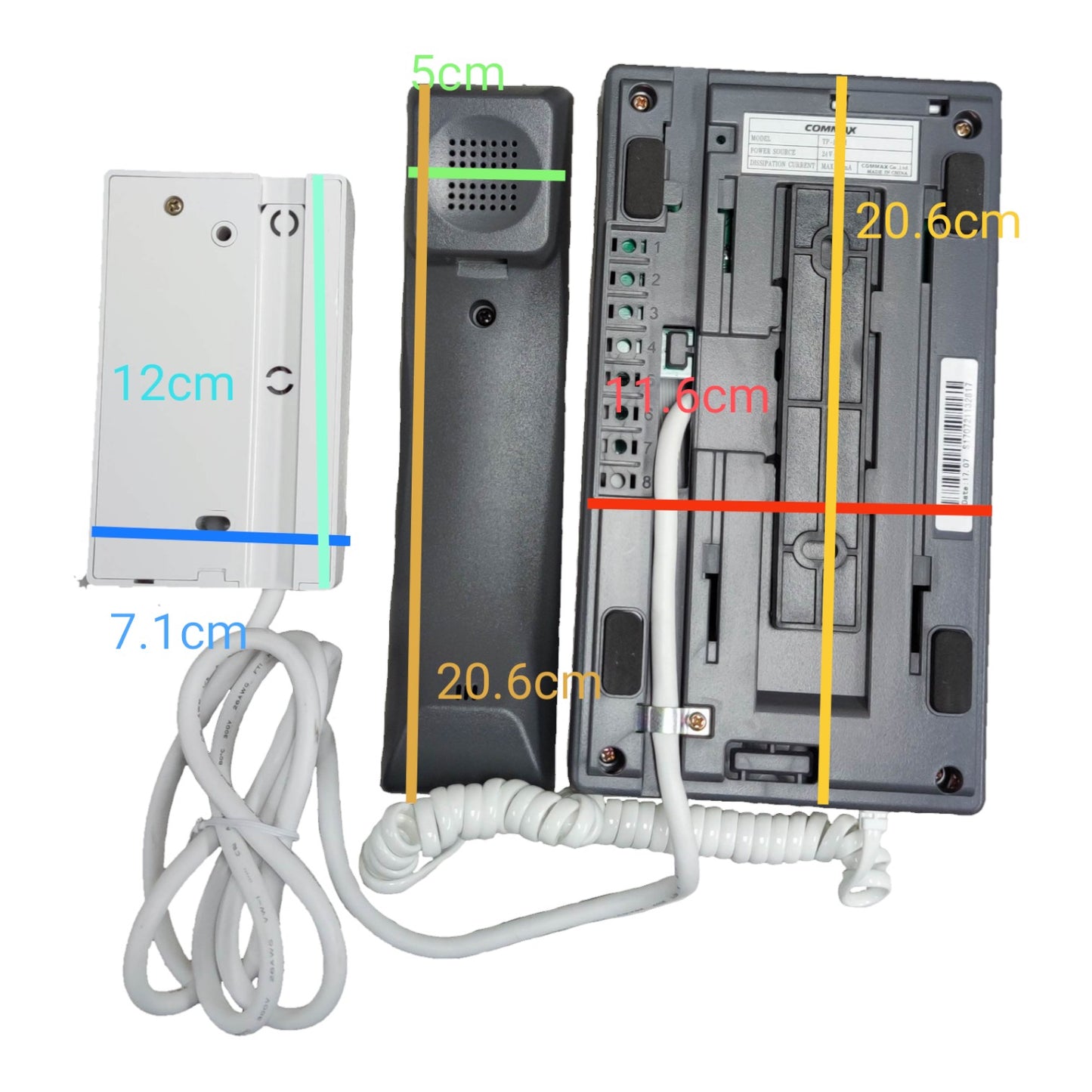 Commax 12 Station Intercom Master Unit TP-12RM Compatible Sub Unit TP-S