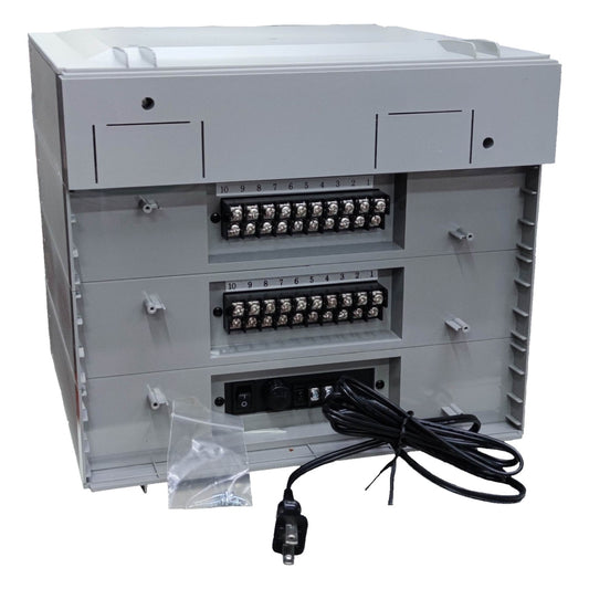 Commax 30 Station Intercom System CLS-10 Expandable With Handset T06 with Expand Unit CLS-10T(L) with Expand Unit CLS-10T(R) and 30pcs Sub-Station , 1pc CLS-10 + 1pc CLS-10T(L) + 1pc CLS-10T(R) + 30pcs TP-S + 1pc T06