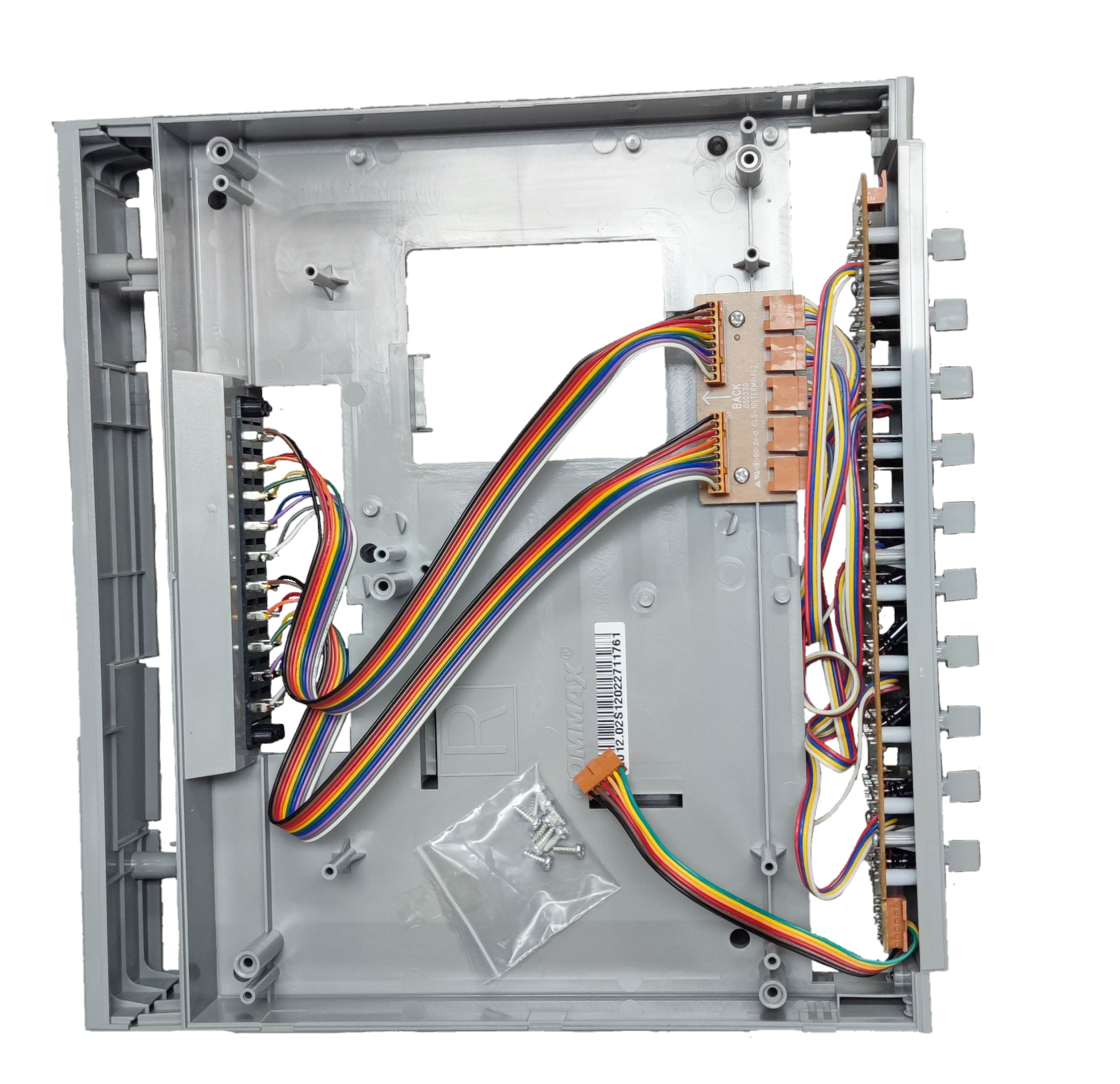 Commax Expansion Unit 10 Station for CLS-10T with internal wiring and circuit connectors for security system