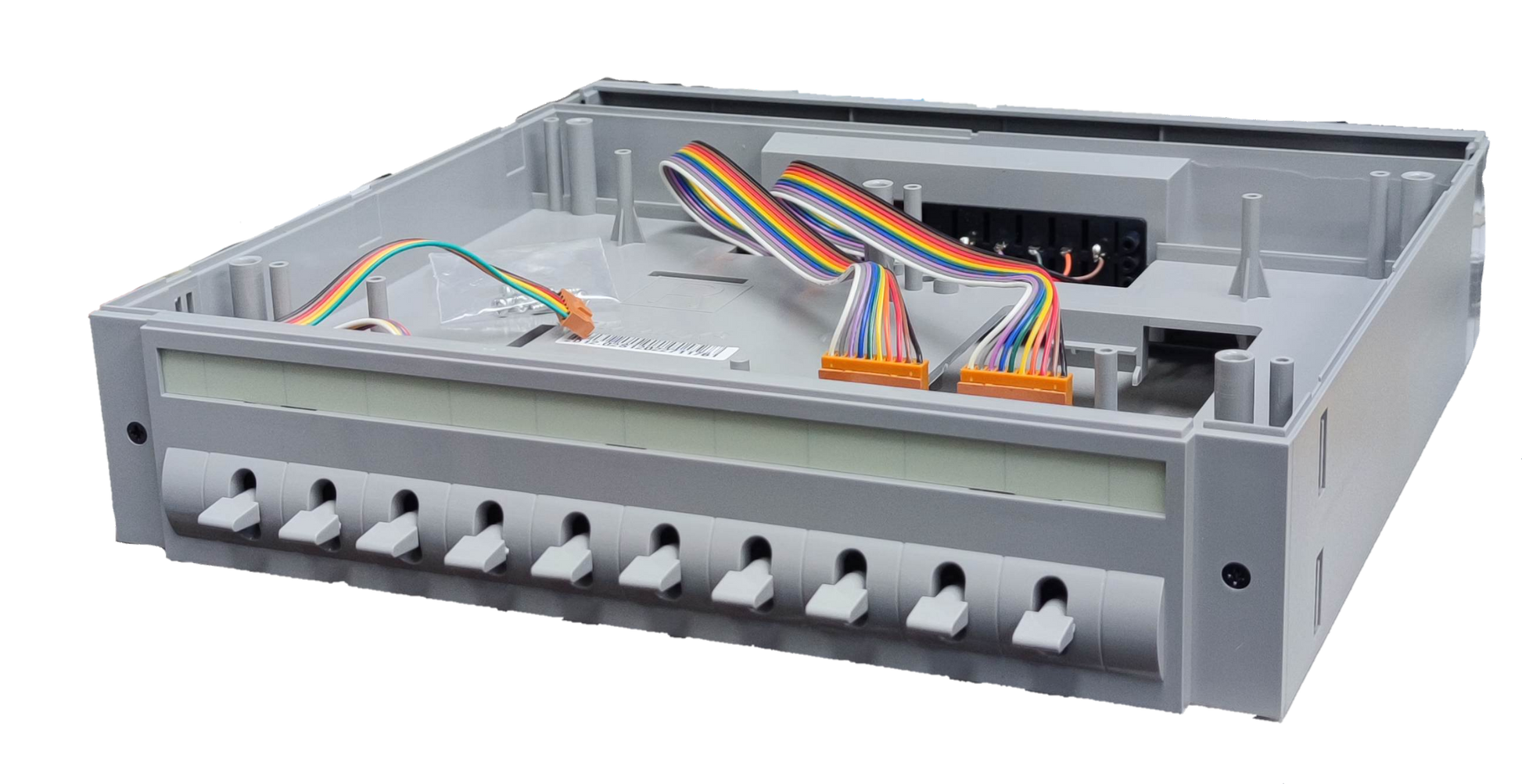 Commax Expansion Unit 10 Station for CLS-10T with multiple wiring ports for CCTV and security systems