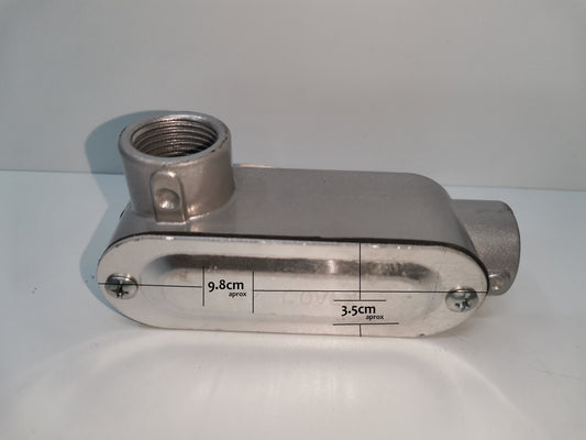 Local electrical Conduit Bodies Threaded LL Type with metal construction and threaded openings