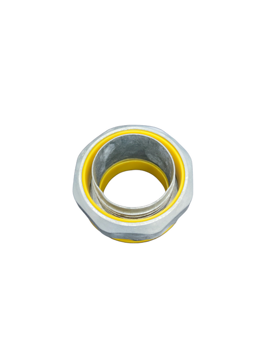 Liquid tight straight connector for secure and durable piping applications