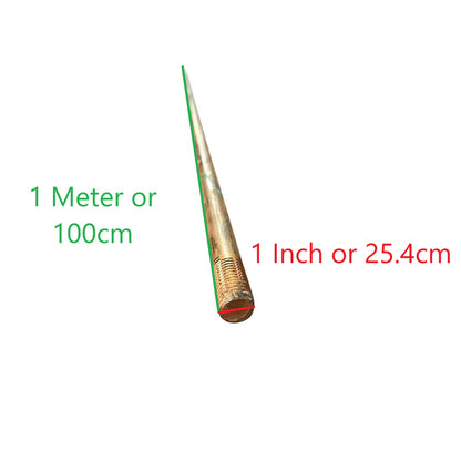 1 inch copper grounding rod designed for reliable electrical grounding applications