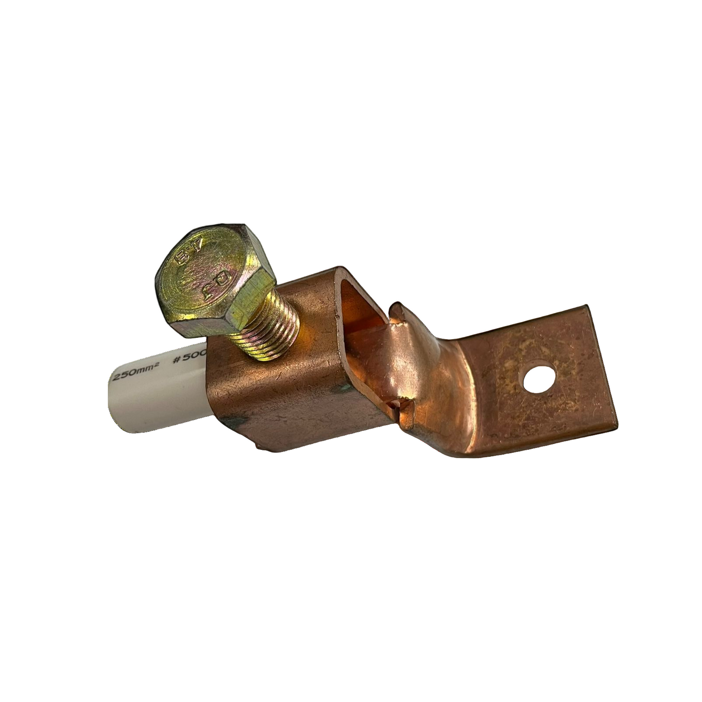 Copper Solderless Terminal Lugs 380mm - 500mm with bolt for electrical circuitry parts Solderless Terminal Lugs 380mm - 500mm Wire Size Copper, SA-650 Electx Electrical Supply