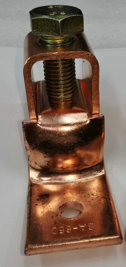 Local solderless terminal lugs 380mm - 500mm copper electrical circuitry part with bolt