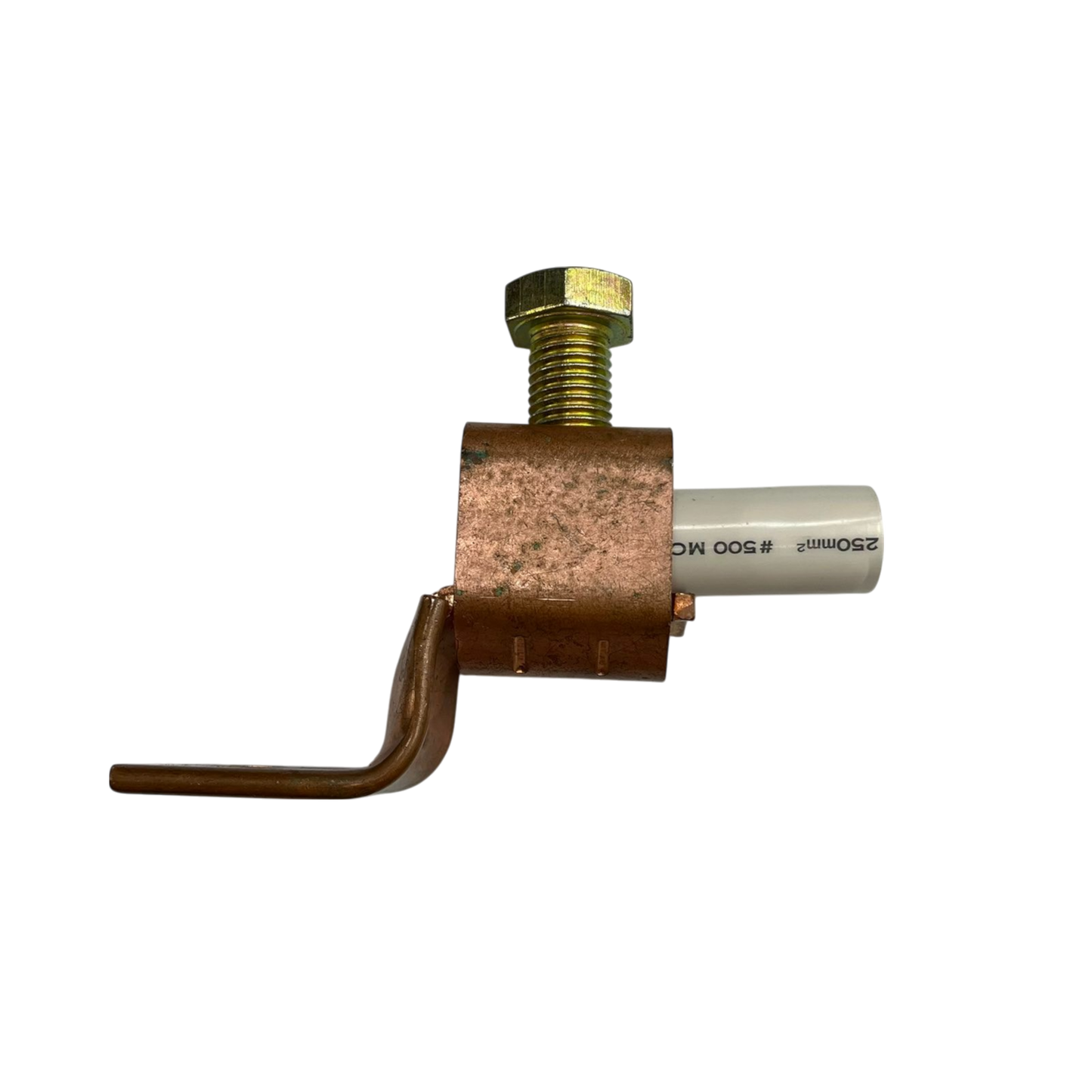Local Solderless Terminal Lugs 380mm - 500mm copper electrical connector with bolt and insulated wire