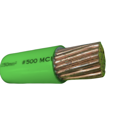 Royu electrical wire 250mm Stranded 500MCM Green heavy gauge flexible copper conductor for power distribution