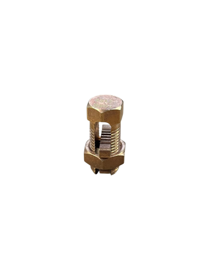 Brass Solderless Connector 1 Bolt 8-22MM cable clamp for electrical circuitry and grounding