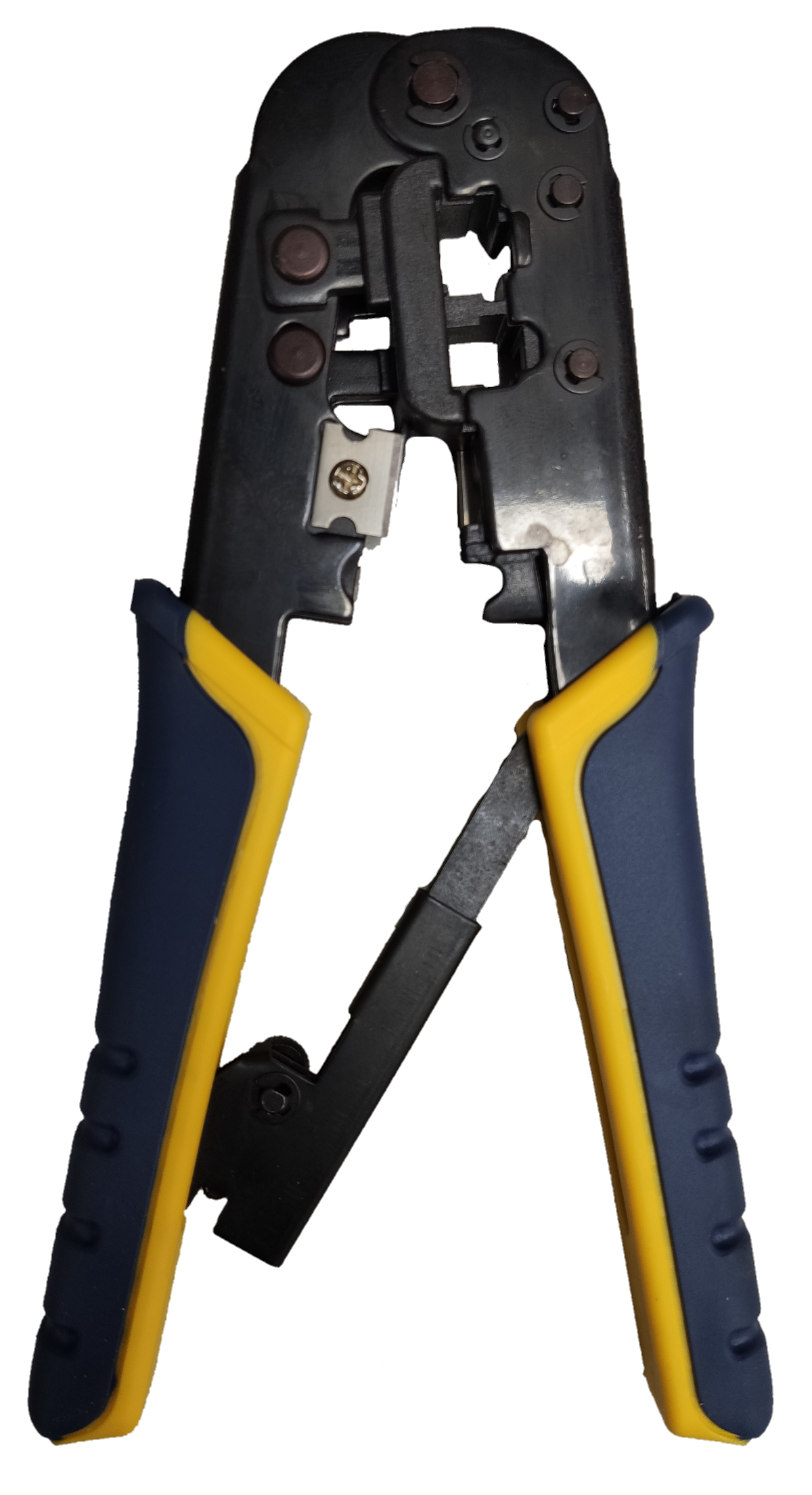 8P8C RJ45 6P6C RJ12 crimping tool with ergonomic handles for easy cable connections