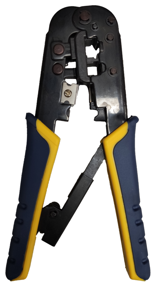 8P8C RJ45 6P6C RJ12 crimping tool with ergonomic handles for easy cable connections
