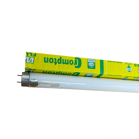 Crompton 30W T8 fluorescent tube daylight ideal for bright indoor lighting