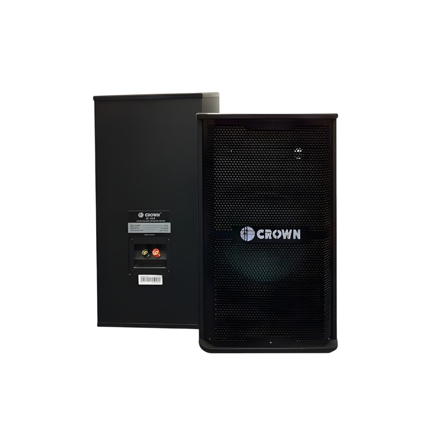 Crown 500W speaker baffle set with sleek design and powerful sound for home audio systems