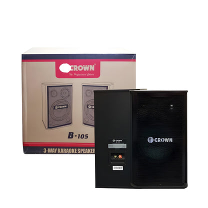 Crown 500W speaker baffle set with 3-way karaoke design for optimal sound performance