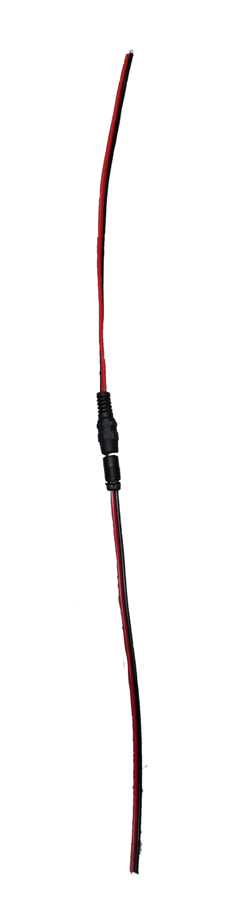 China-made Crown Jack and Crown Plug 5.5mm wire lead with red and black cables