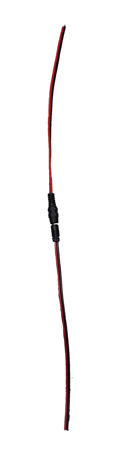 China-made Crown Jack and Crown Plug 5.5mm wire lead with red and black cables
