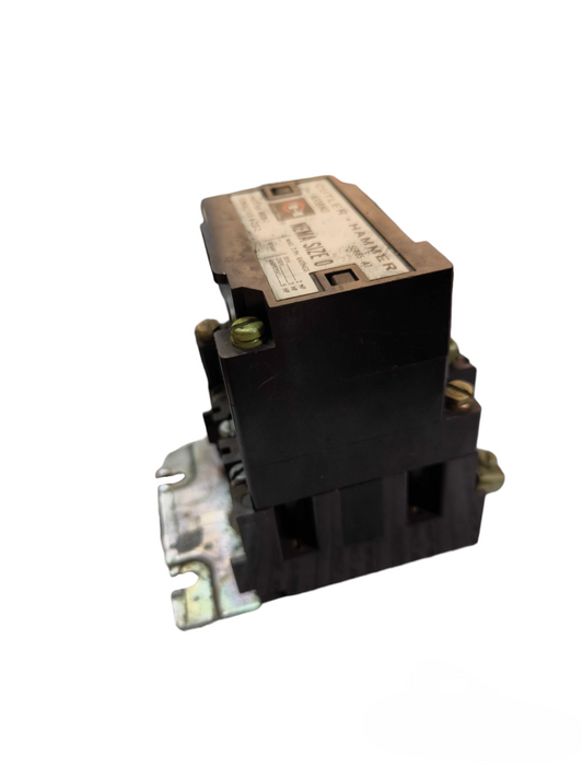 Cutler Hammer Magnetic Contactor with Auxiliary black industrial electrical component
