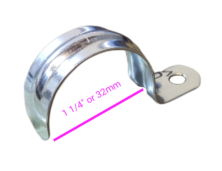 Metal Clamp Single Hole , 1/2" Metal Clamp, 3/4" Metal Clamp, 1" Metal Clamp, Metal Clamp 1 1/4", Metal Clamp 1 1/2", Metal Clamp 2", Metal Clamp 3", Malleable Clamp