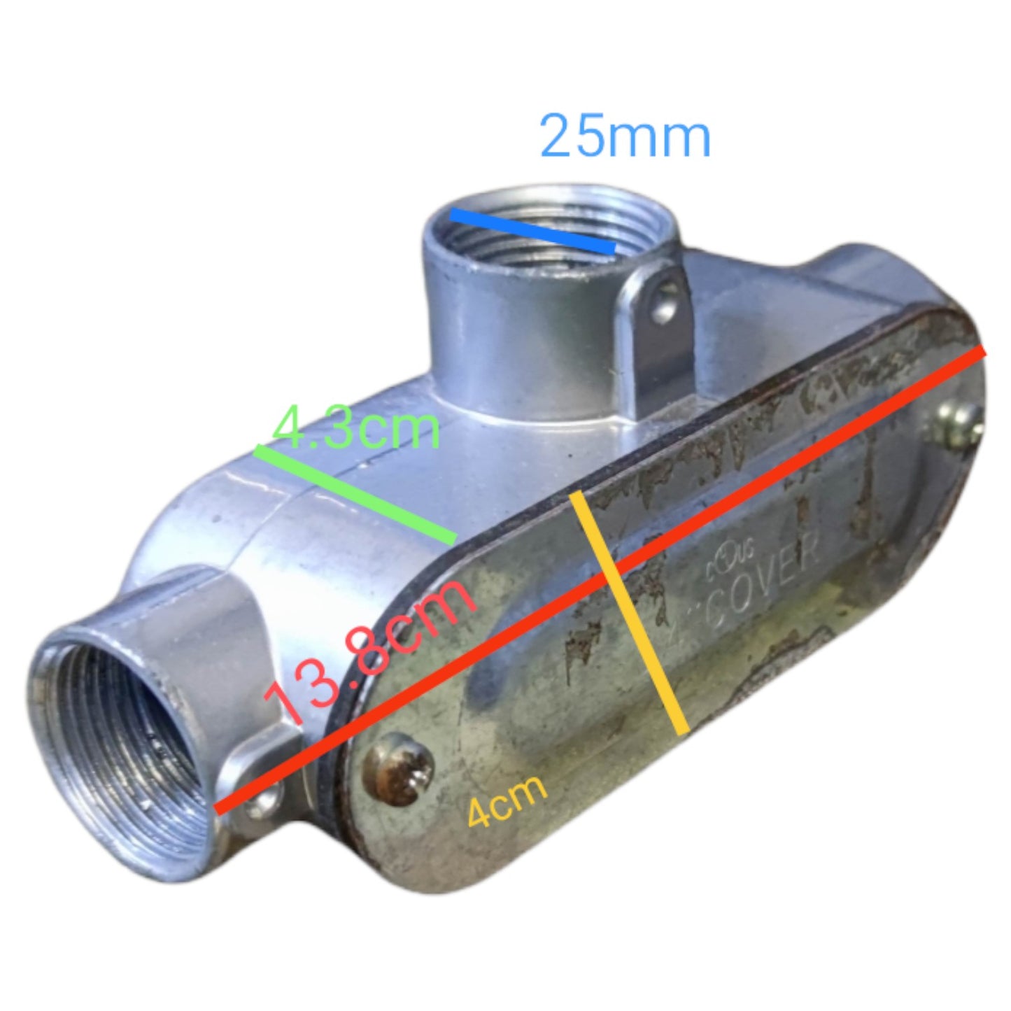 T Conduit 3/4 Inches, Metal Tee Conduit 20mm, Conduit Bodies Tee Threaded Type