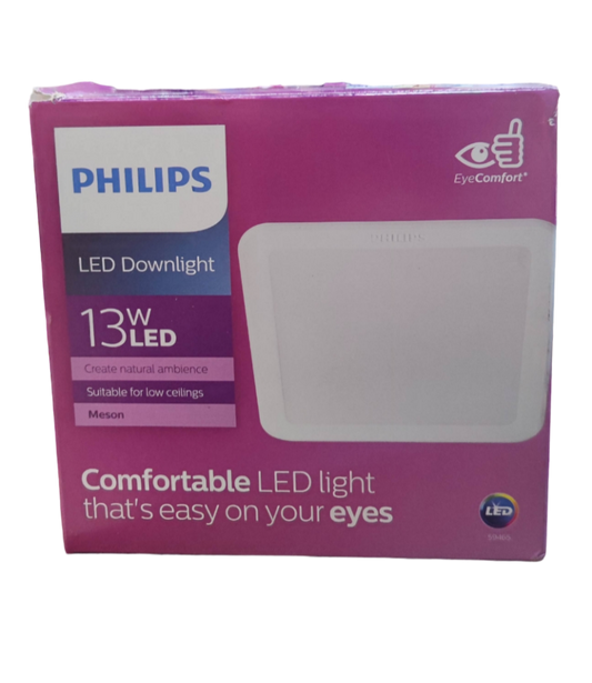 Philips 13W LED Downlight  220V Square 140mm (5.5")  Daylight