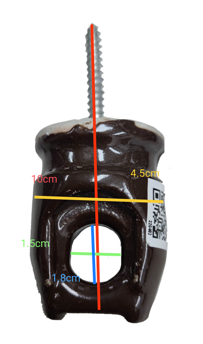 Local Screw Insulator Big (Pin Insulator)