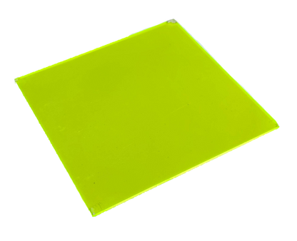 Optical Filter Neon Yellow 14.5cm x 14.5cm, Acrylic Neon Yellow Filter