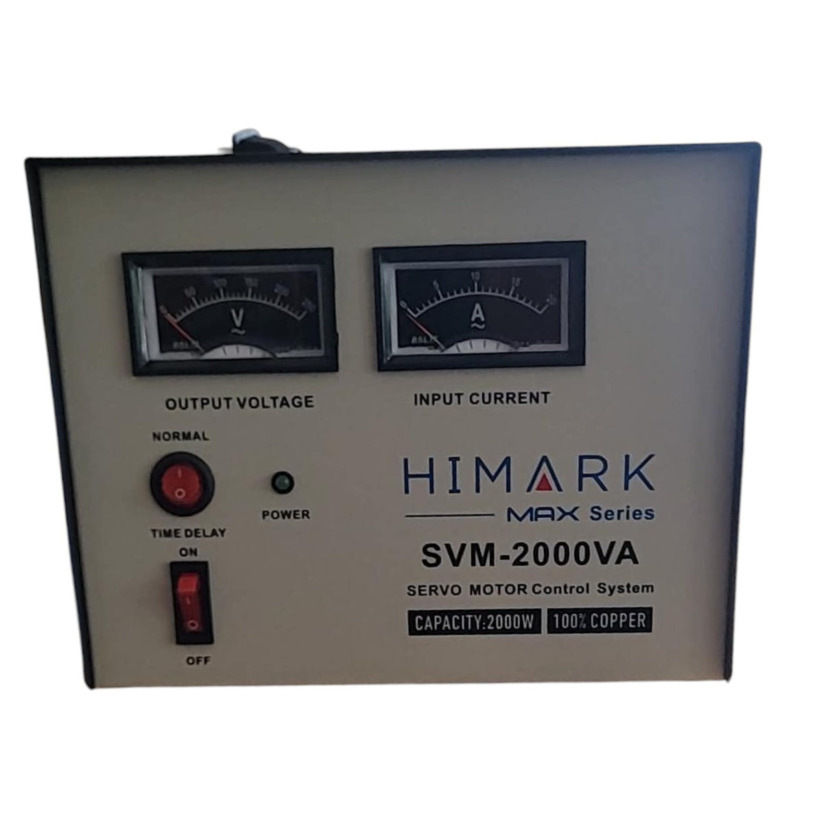 Himark 2000W AVR 4 Universal Socket 3x220V 1x110V Max Series Pure Copper  SVM-2000VA