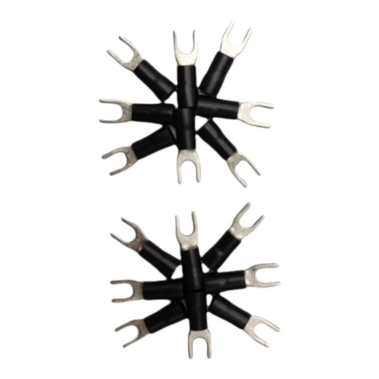 Y Terminal With Insulation 5.5mm wire 6mm Y Size 10PCS, Y Terminal 5.5mm YBB-10 10PCS