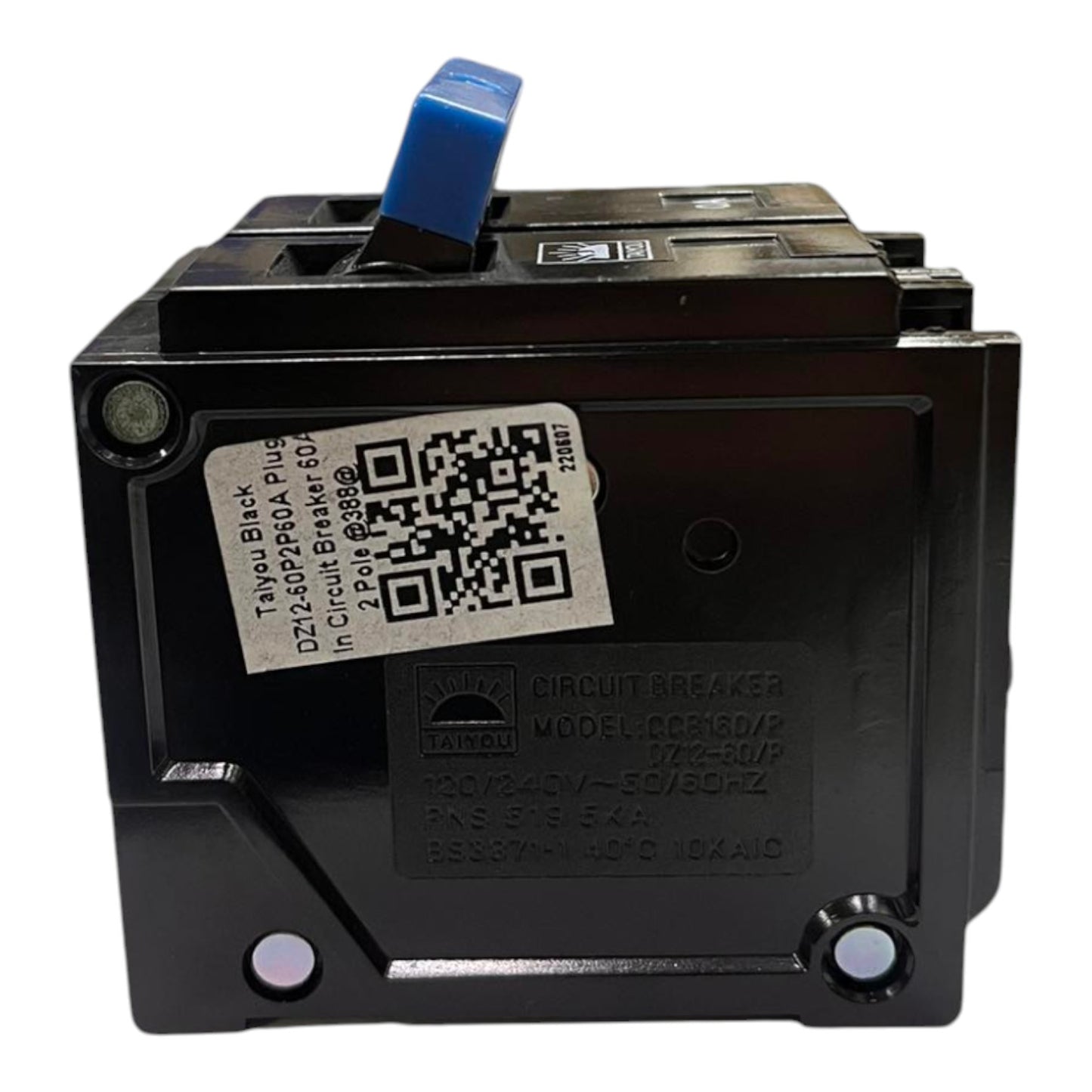 Taiyou 60A 2 Pole Circuit Breaker Plug-in Type 60A 2P Circuit Breaker