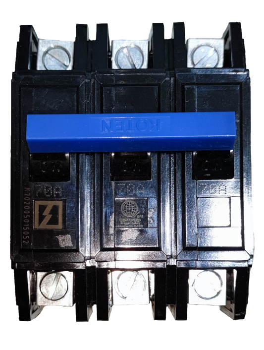 Koten 70A Circuit Breaker Bolt On 3 Phase 3 Pole 70A Circuit Breaker Bolt on 3 Pole 220V 10KAIC