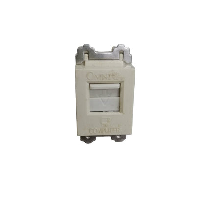 Omni data outlet classic series WEC-303 for computer connectivity and electrical setup
