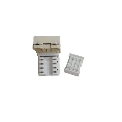 Omni data outlet classic series WEC-303 with detachable connectors for reliable electrical connections
