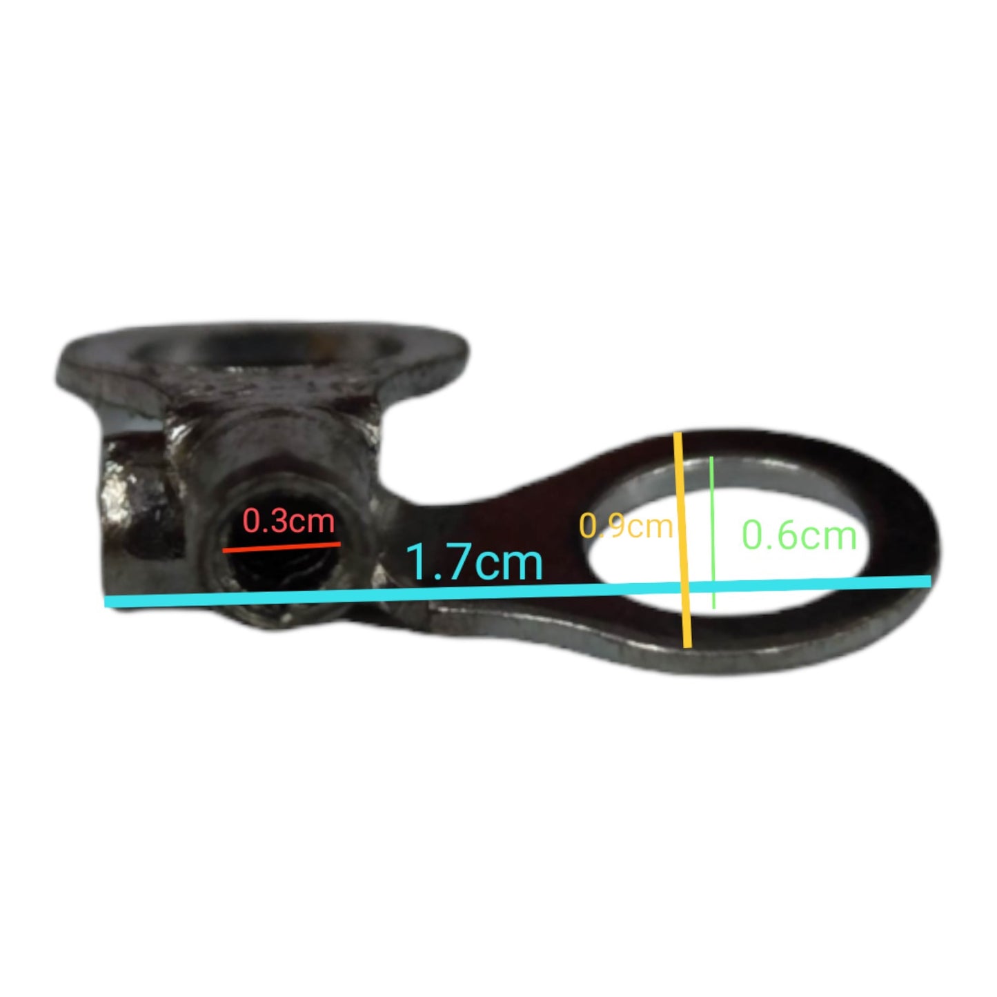 Local Terminal Lugs Ring Type Without Insulation 2.0mm (10Pcs + 10Pcs Free) , Ring Terminal Lugs,  Round Terminal Lugs