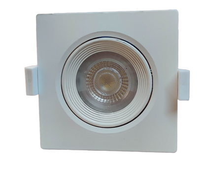 Ecolum 5W LED Tiltable Recessed Downlight Daylight 6500K 220V 3.5 Inches