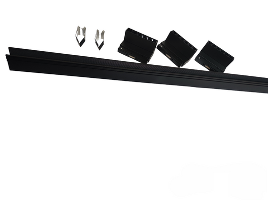 ILLUMIQ TERRA Magnetic Track Light 1 Meter 50mm with 3pcs 6W LED Foldable Grille Track Light Warm White 3000K 220V