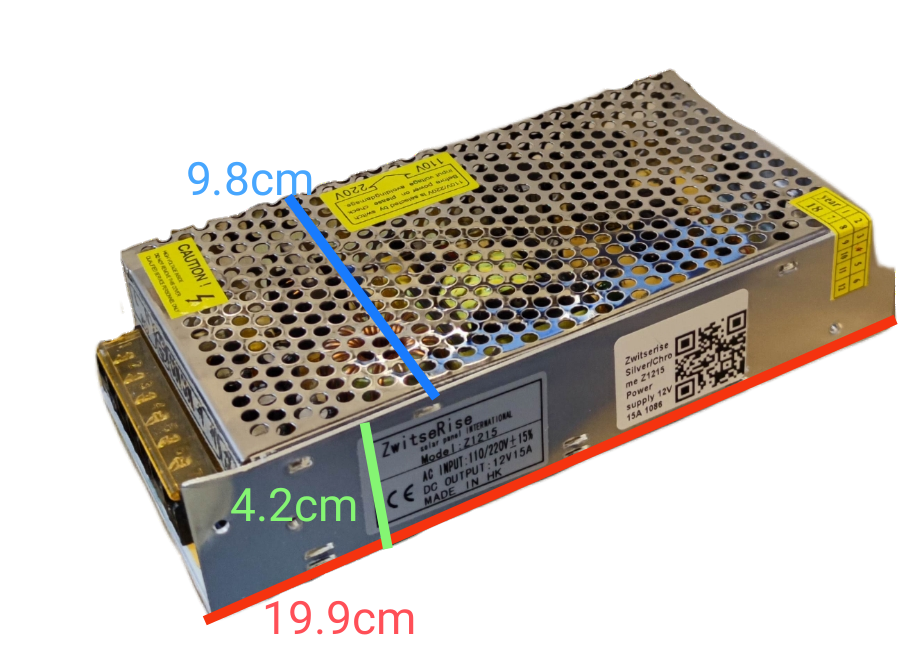 Power Supply 12V 15A , Regulated Output 12VDC 15A Input 220V , LED Driver 12VDC 15A 12VDC 180W /180VA, CCTV Power Supply 12VDC 15A (ZwitseRise), Power Switching Supply 12VDC15A Piso Net Wifi Pesonet