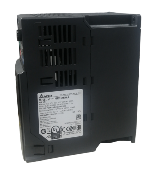 Delta VFD 3 phase 220V industrial motor controller for efficient motor management