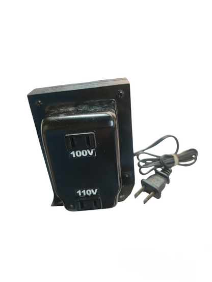 Denko 250W step down transformer 220V to 110V with dual output sockets for voltage conversion