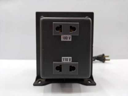 Denko 250W step down transformer 220V to 110V for safe voltage reduction with dual outlets