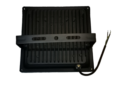 DENKO 30W 220V outdoor LED light black rectangular fixture with mounting bracket by Electx Electrical Supply